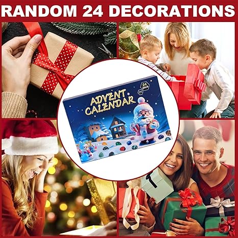 🎅2024 Natural Crystal Christmas Countdown Gift Box🔥40% OFF