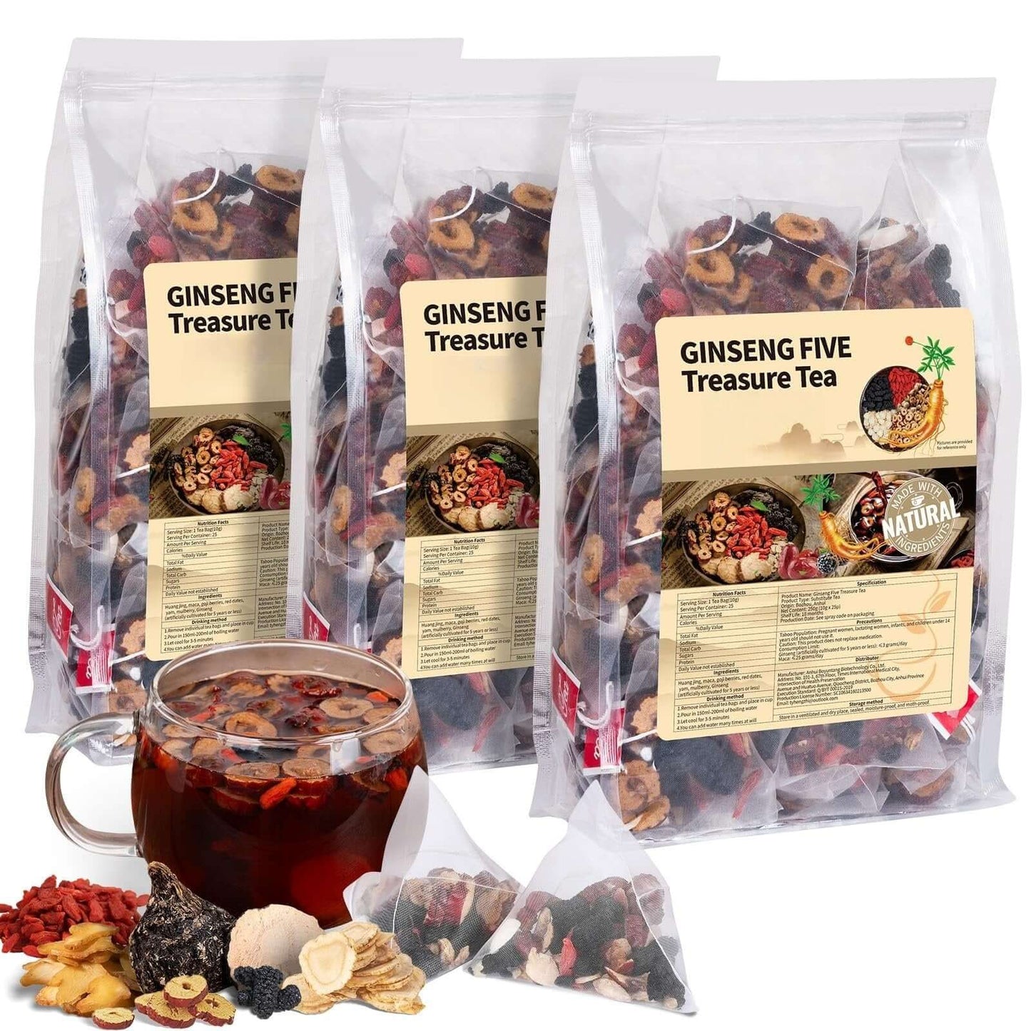 Ginseng & Mulberry Herbal Tea