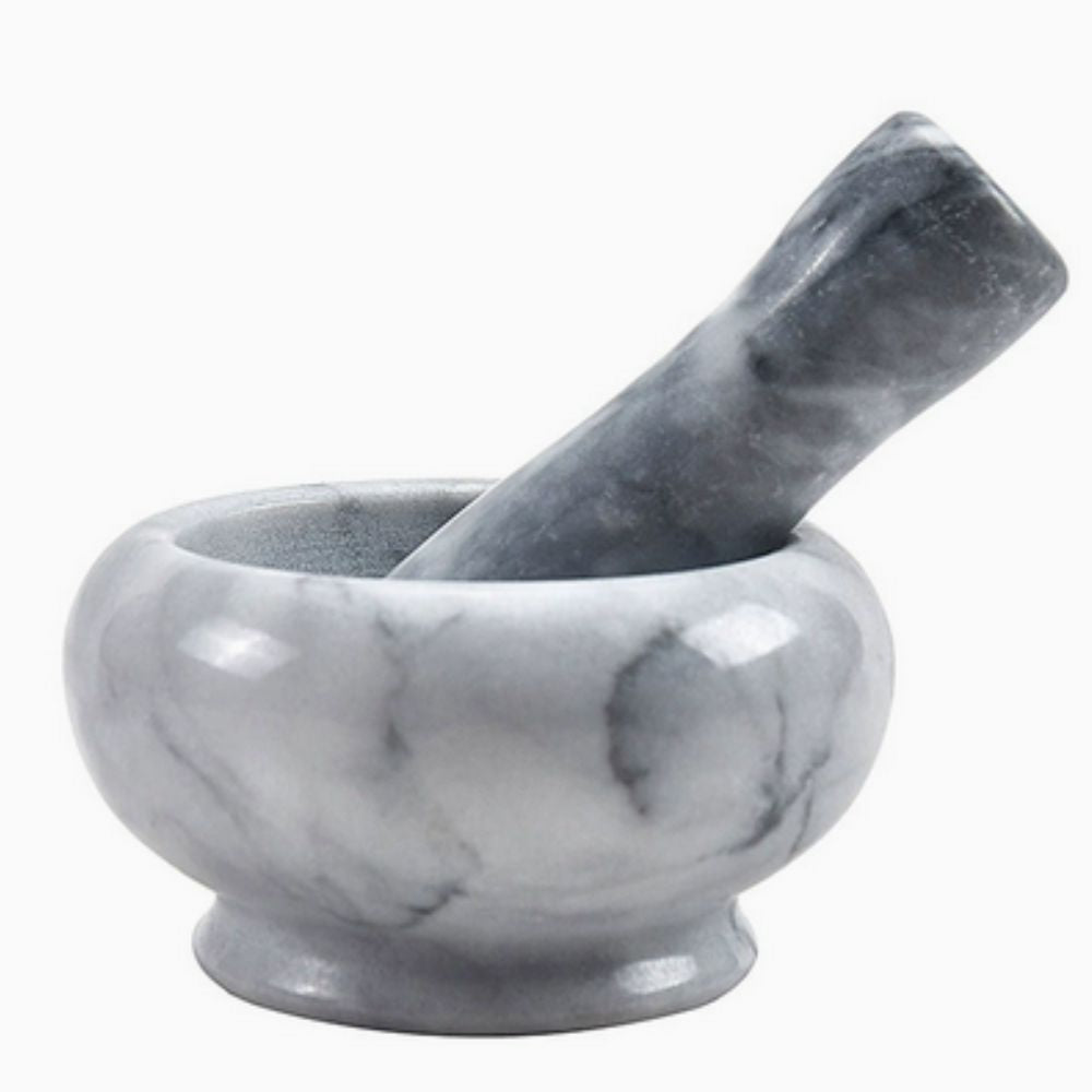 BowLift | Marble Mortar and Pestle Set