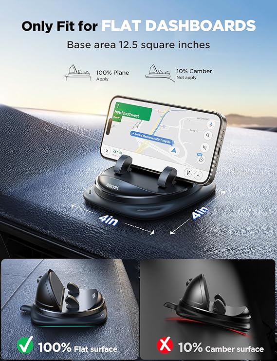 360° Rotatable Car with Non-slip Silicone
