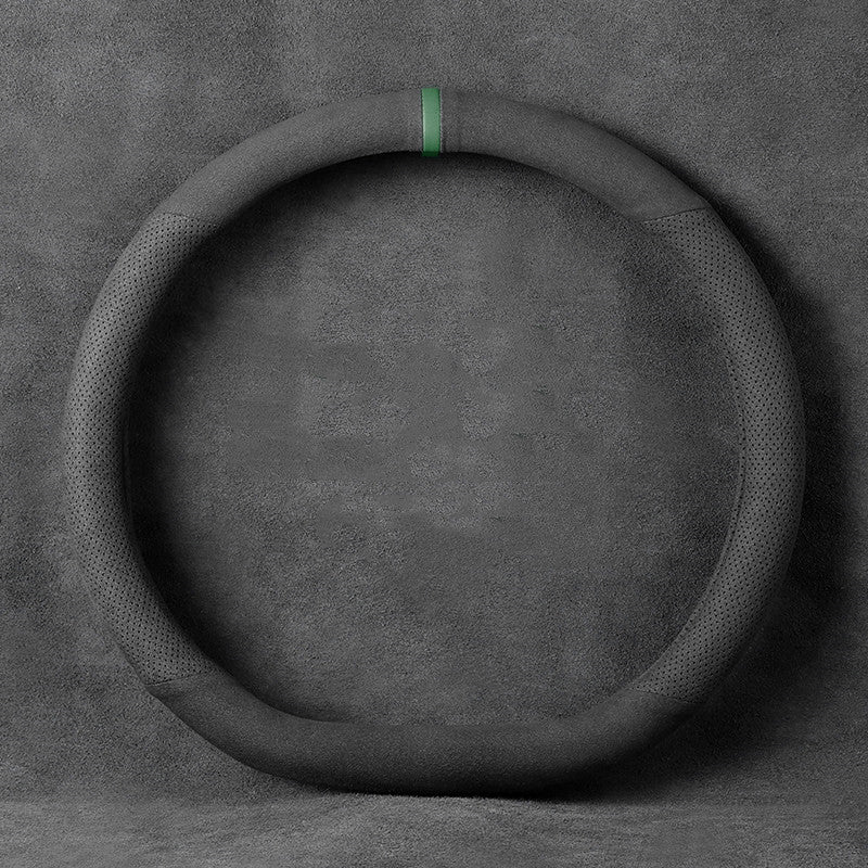 BowLift | Universal Anti-Slip Steering Wheel Cover With Breathable Microfiber, for Round & D-shaped Steering Wheel