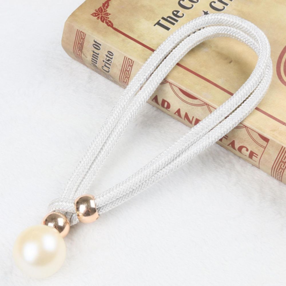 BowLift | Lustrous Pearl Curtain Tie Back | 2 Pcs Set