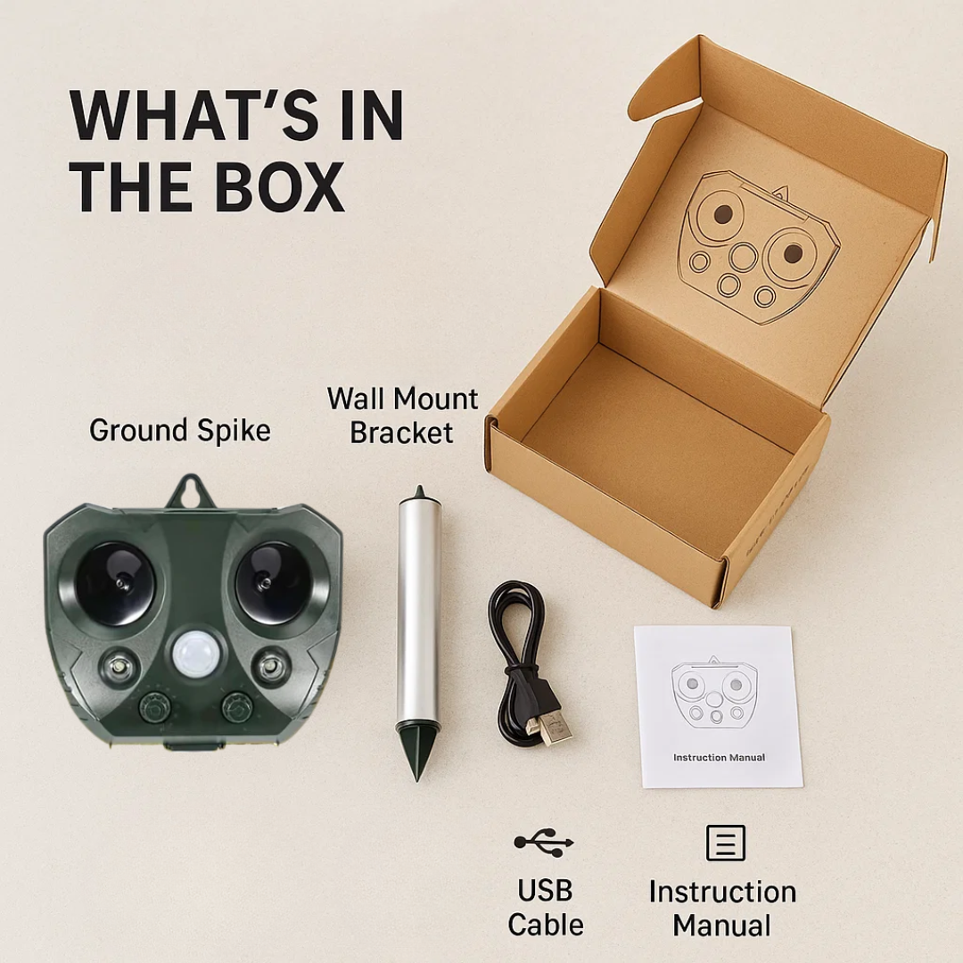 BowLift | Ultrasonic Bird & Pest Defender | Weatherproof, Solar-Powered & Effective for Garden Protection