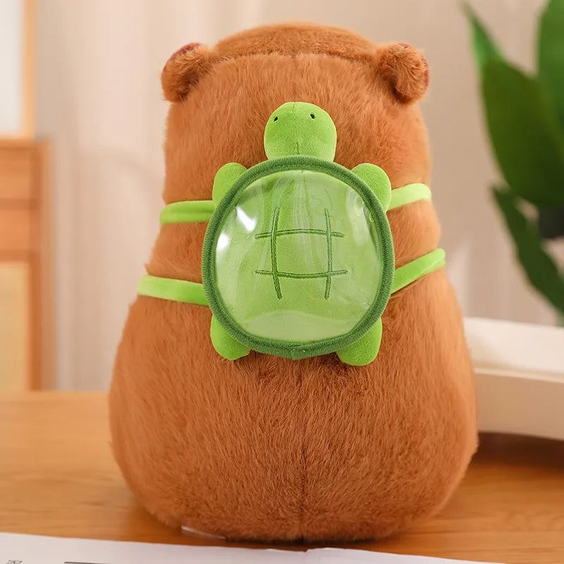 BowLift | Soft Capybara with practical turtle backpack