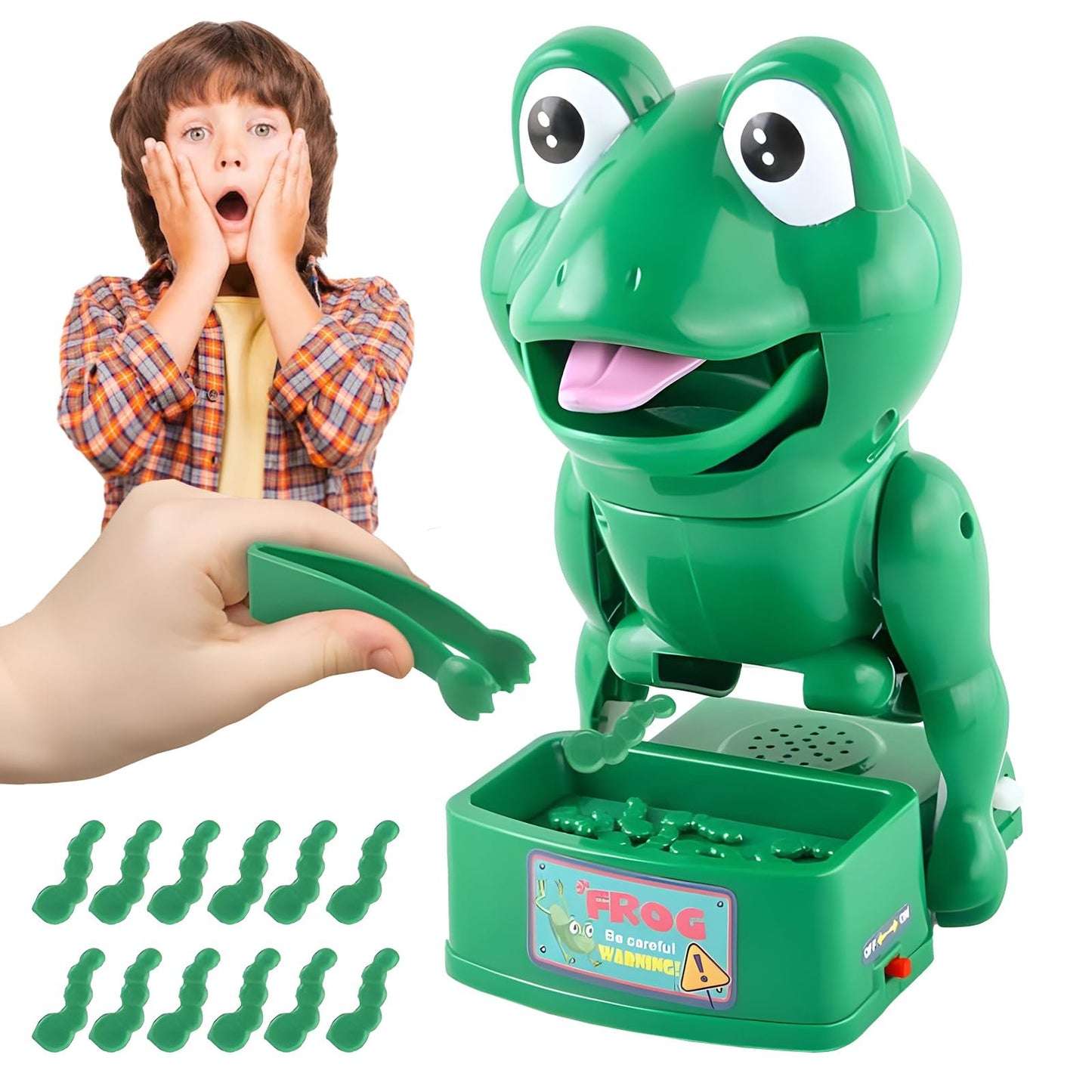 Tricky Frog Biting Finger Toy
