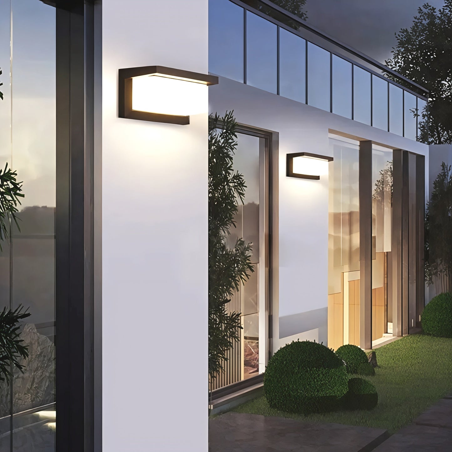 BowLift | Outdoor Motion Sensor LED Wall Light Modern