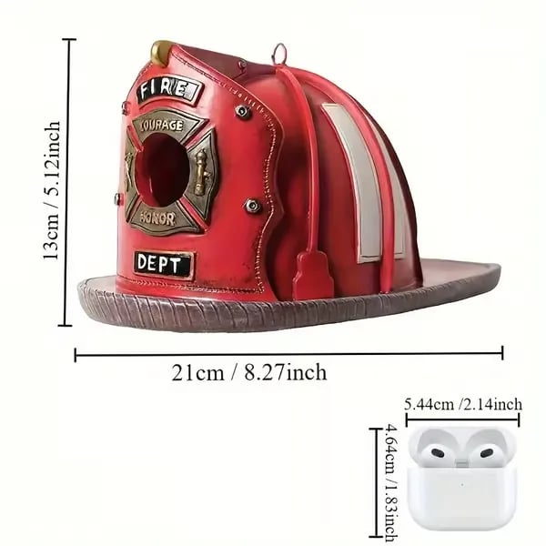 🔥Last 4 hours Sale: Save 49% -Firefighter-Themed Birdhouse