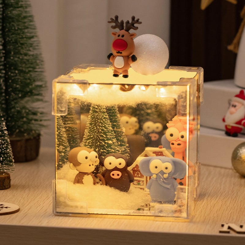 DIY Christmas 3D Rubik's Cube Night Light