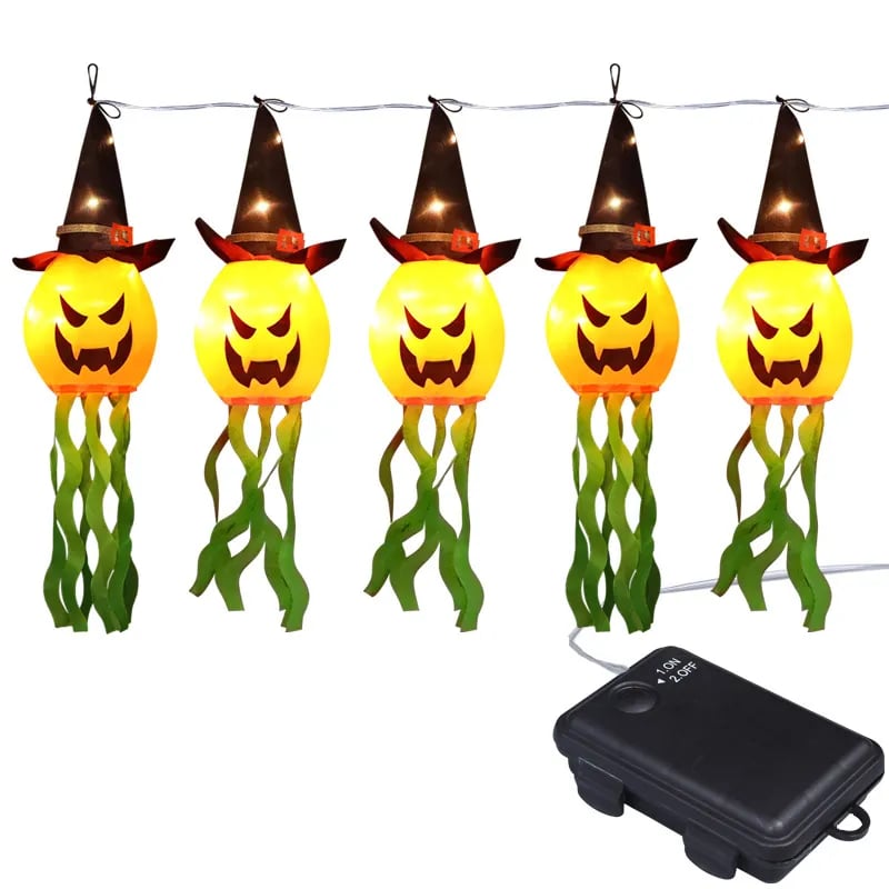 🔥Halloween LED Wizard Pumpkin Lights