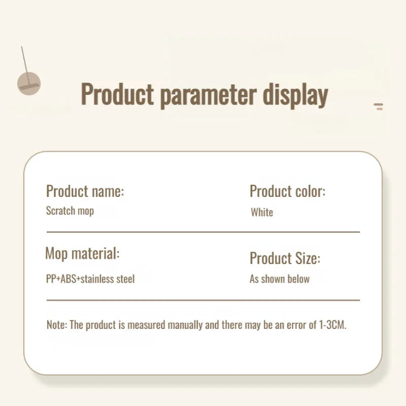 BowLift | Household Ultra Thin Self-Wringing Magic Mop