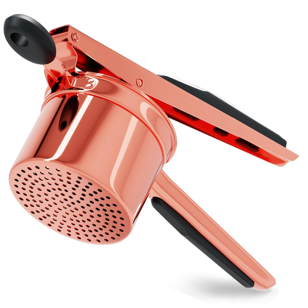 BowLift | PureMasher Pro Stainless Steel Potato Masher 15oz | Extra Large Capacity | For Mashed Potatoes, Vegetables & Fruits | Lump-Free & Durable