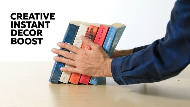 Flying Man Invisible Bookshelf