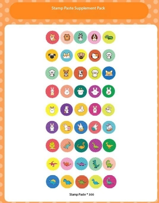 Creative Magic Stamp Stickers