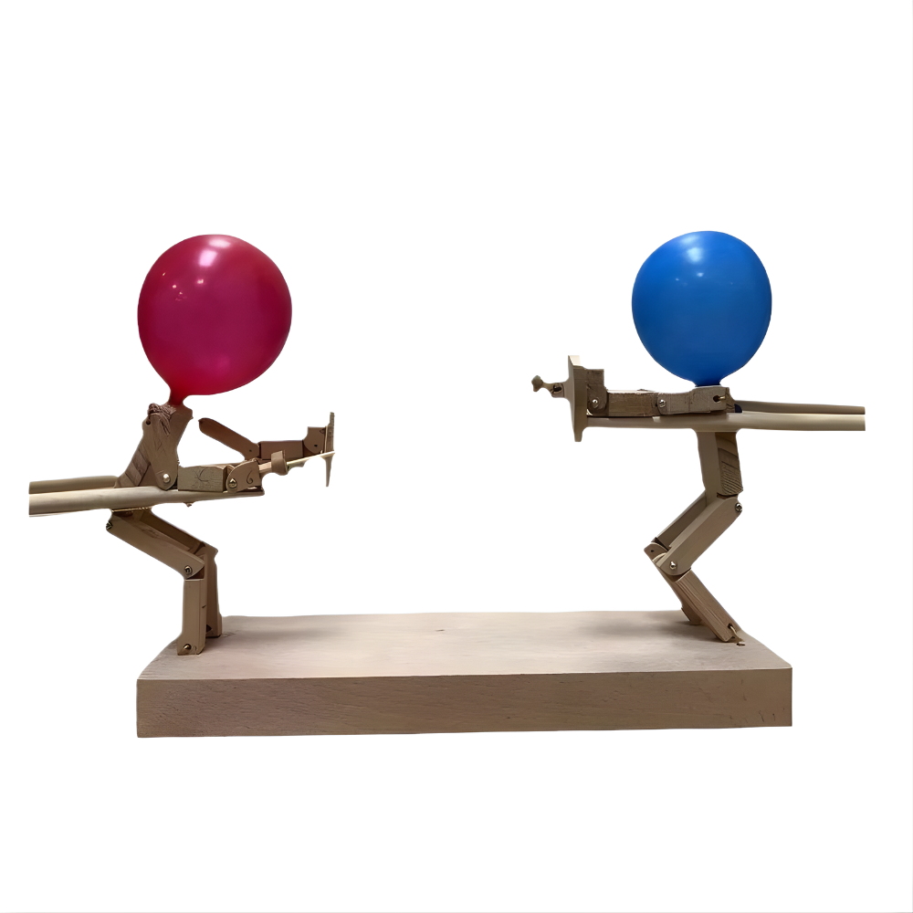 BowLift | Balloon Game Wooden Interactive Fencing Toy Set