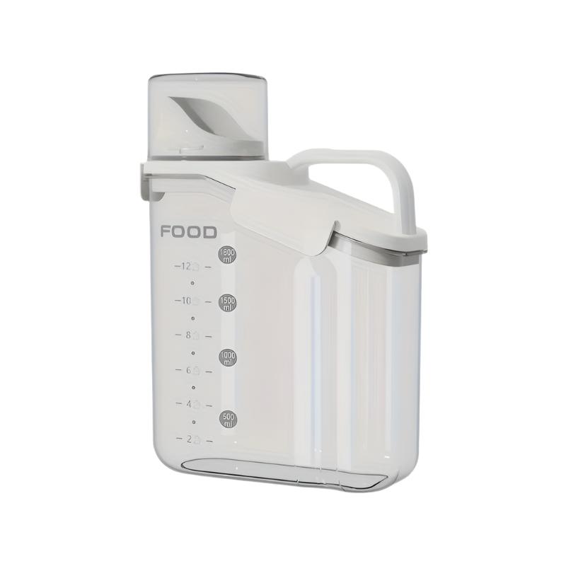Moisture-Proof Pet Food Container with Measuring Cup - FreshBite Bowlift