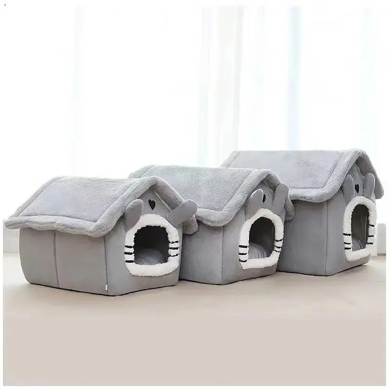 SnugglyNest Indoor Pet House - Snuggly and Cozy Bowlift