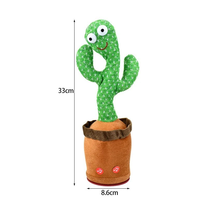 Talking Cactus Toy for Dogs - Talk-to-Me Cactus Bowlift