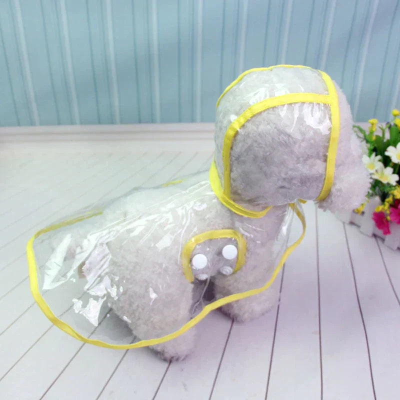 Transparent Waterproof Raincoat for Dogs - DryPaw Bowlift