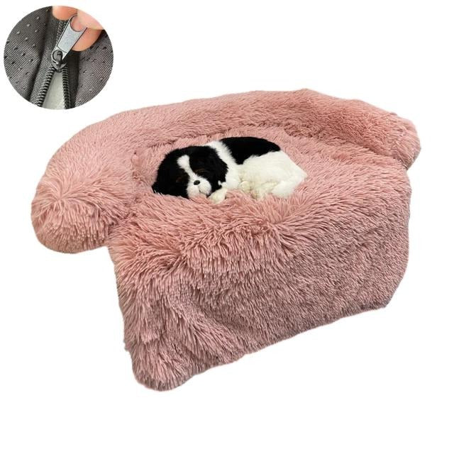 Washable Pet Sofa Blanket - PlushNest Bowlift
