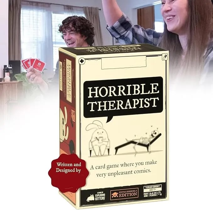 🔥Hot Sale 45% OFF✨ Horrible Therapist Adult Card Game