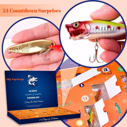 🎄Christmas Sale 49% off✨-🐟24 Days Christmas Countdown Lure Set