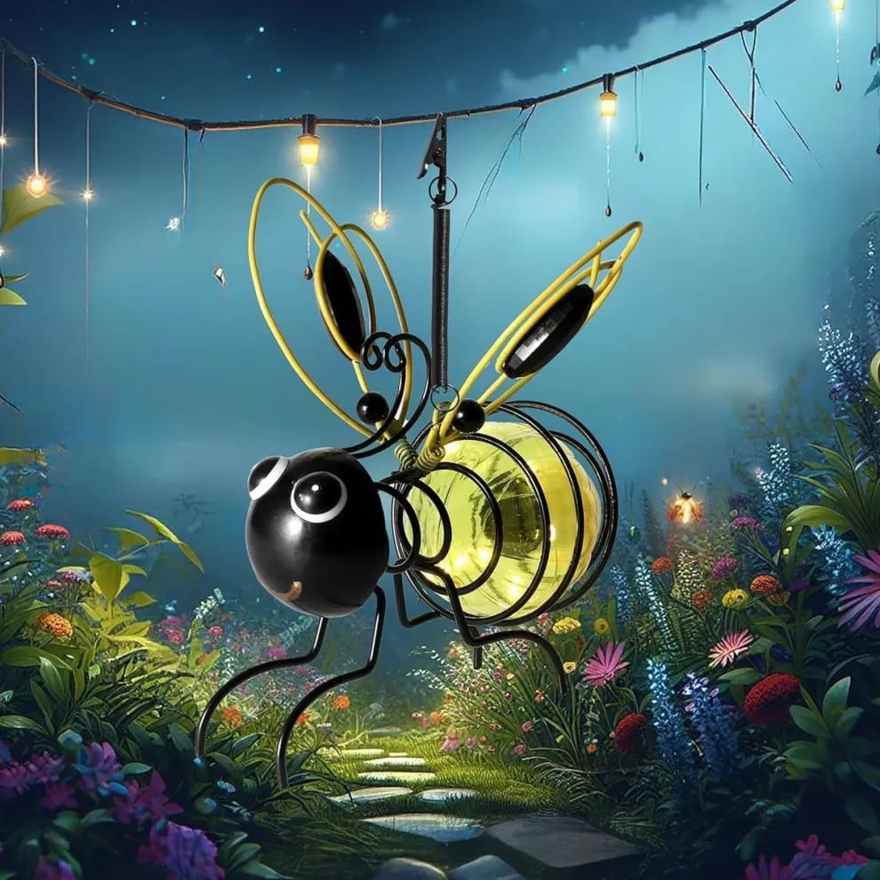 🔥Last Day 40% Off🐝Solar Hanging Insect Simulation Light
