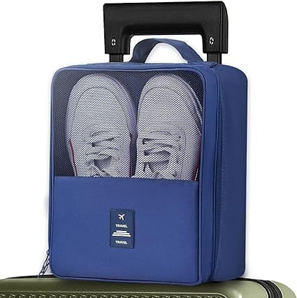 Travel Shoe Bag Holds 3 Pair of Shoes