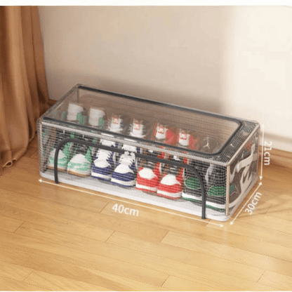 PVC Shoe Storage Box - Waterproof & Foldable