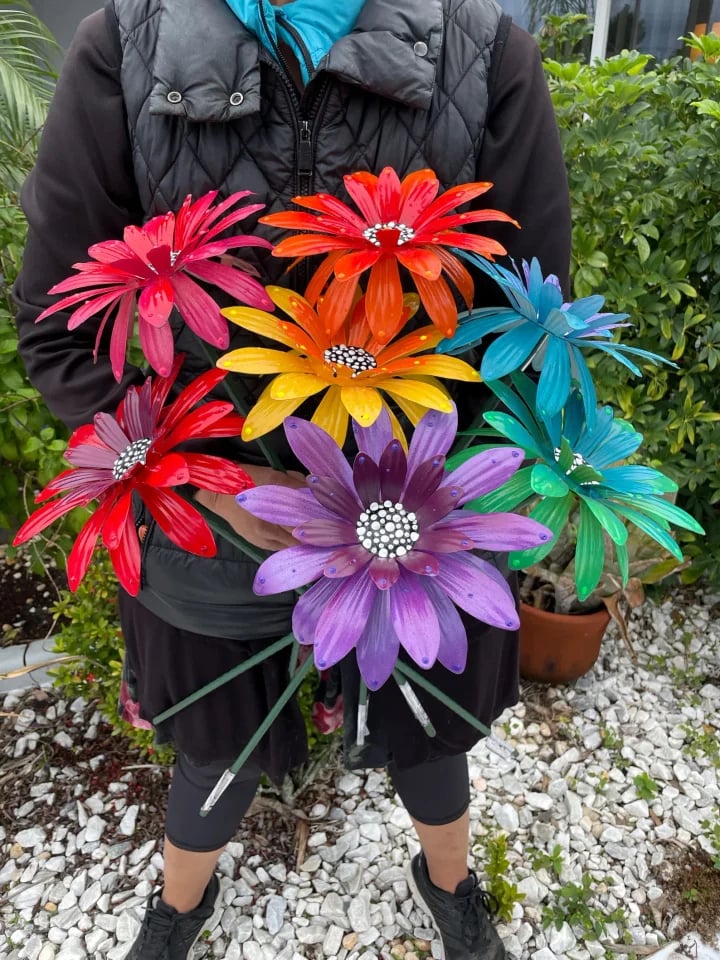 🍀Spring Metal Garden Sunflower