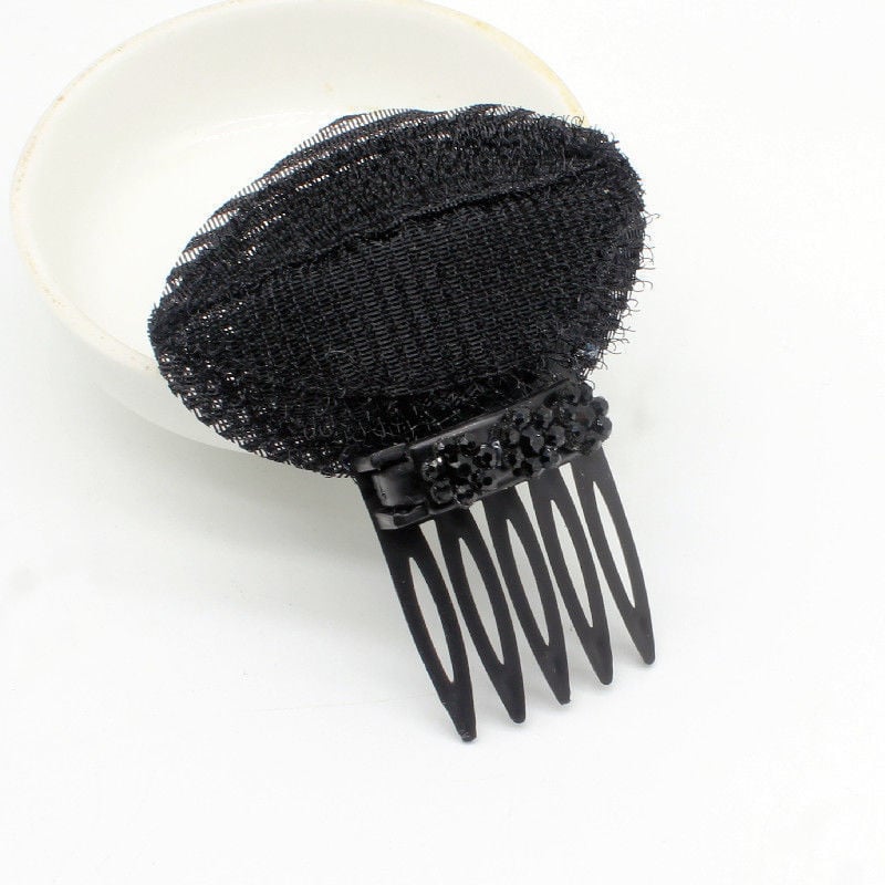 Black Puff Hair Head Cushion Hair Volume Clips