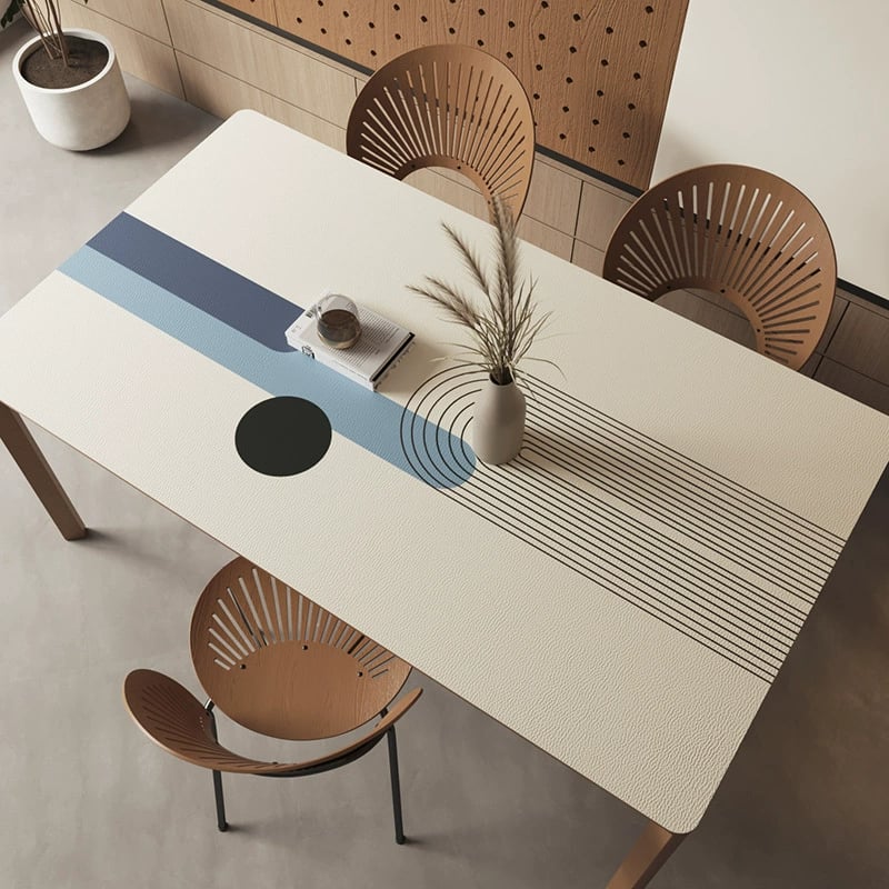 Premium Minimalist Waterproof Leather Table Mat