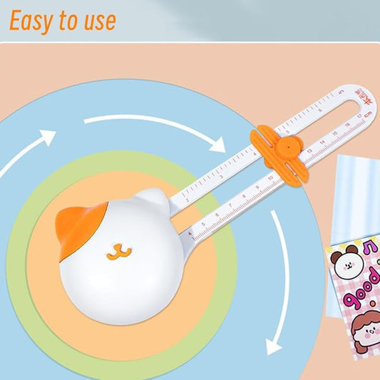 Circle Paper Cutter Rotary Circular Cutter for Cardstocks Craft Cutting Tools