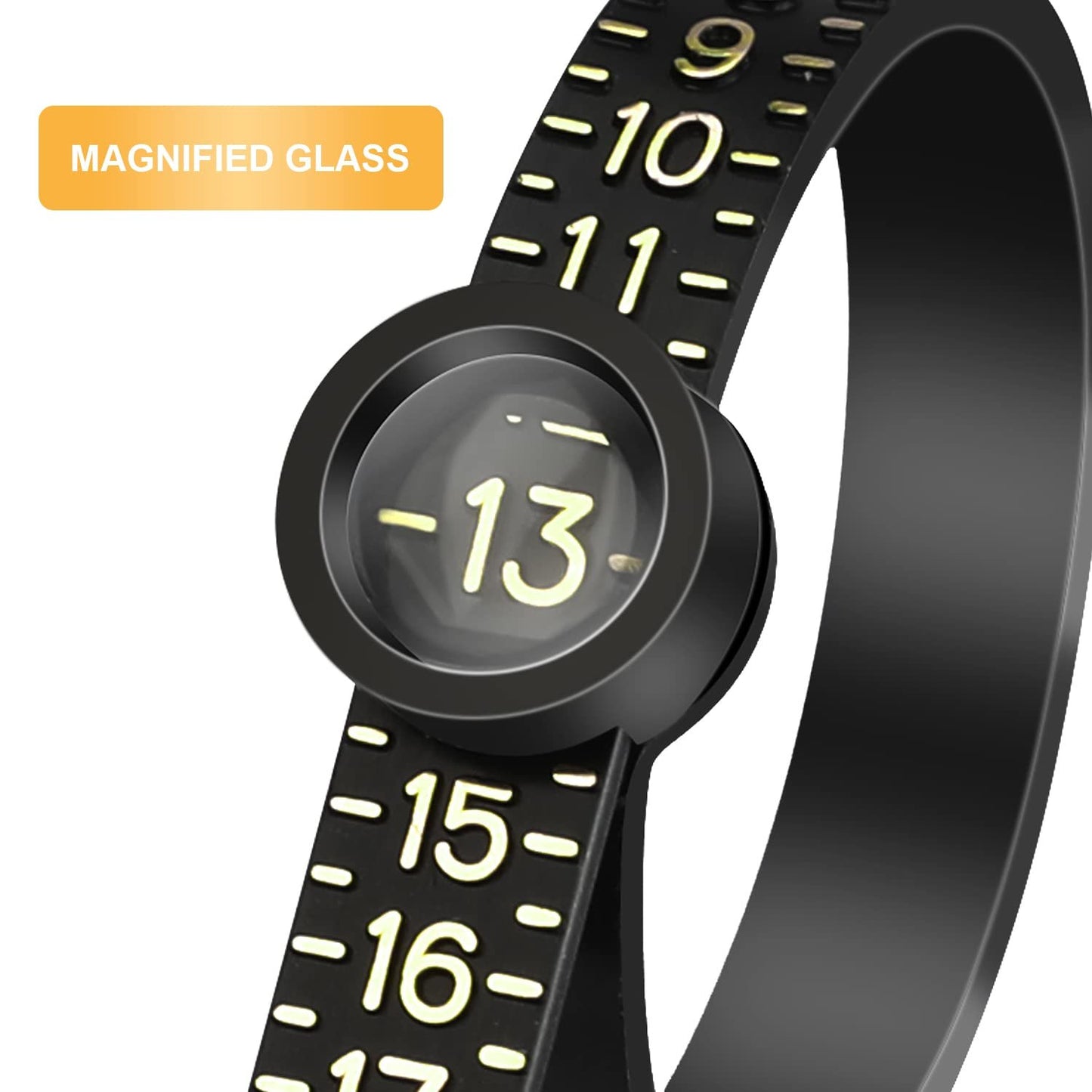 🔍Ring Sizer Measuring Tool with Magnifier💍