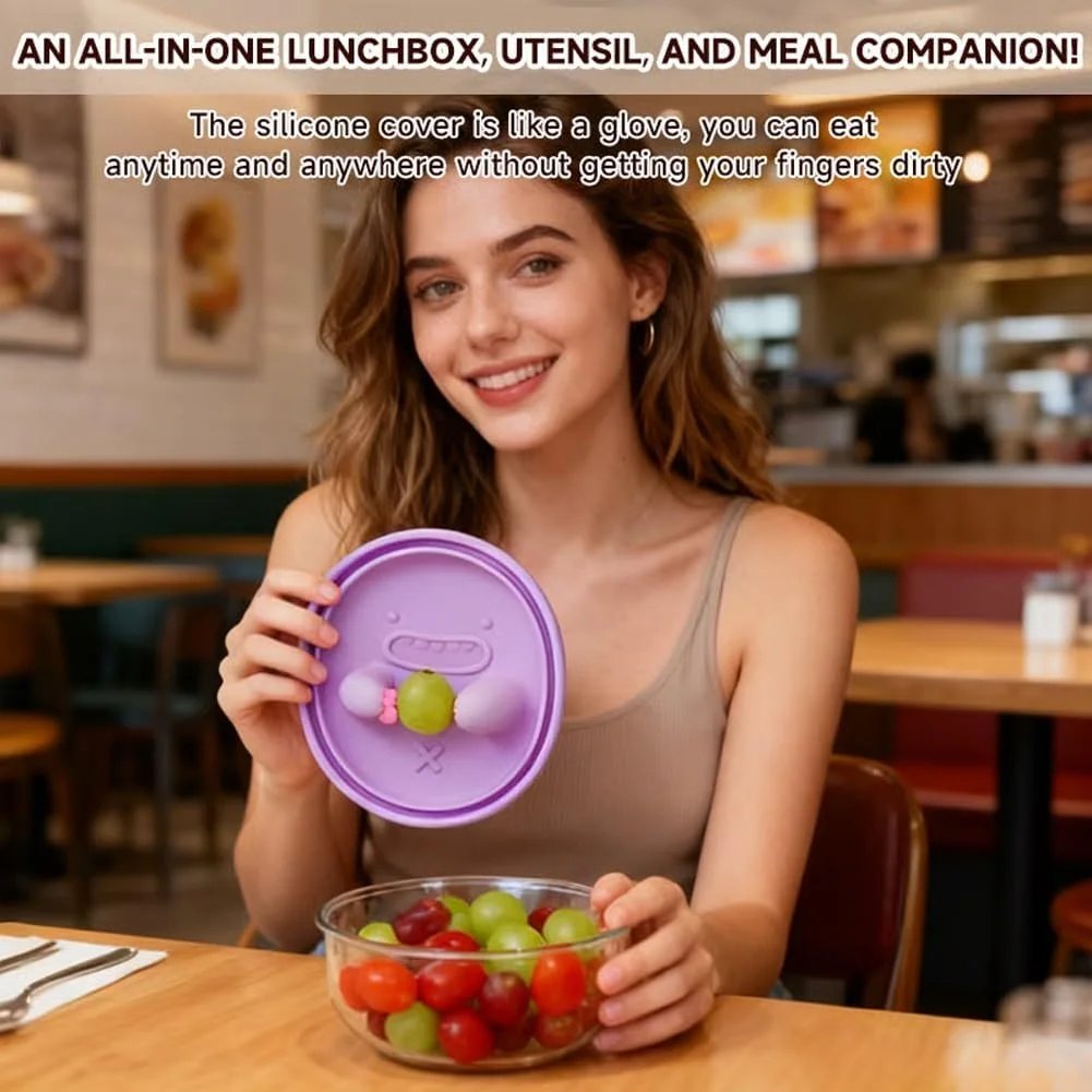 🔥2-in-1 No-Mess Snack Container