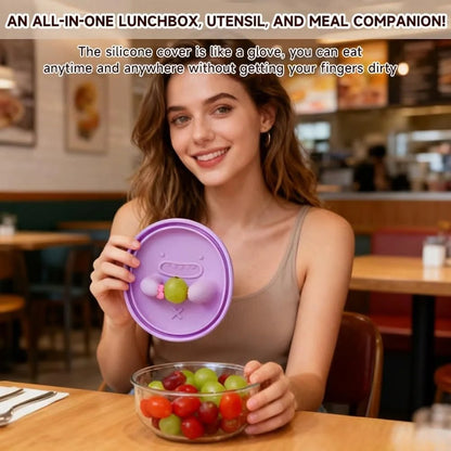 🔥2-in-1 No-Mess Snack Container