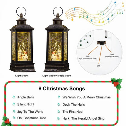 🎅Christmas Snow Globe Lantern🔥40% OFF