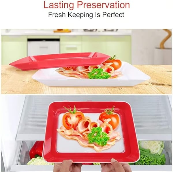 🔥Reusable food storage tray🥰
