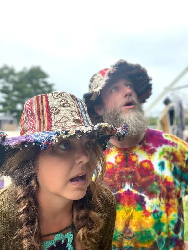 🎩Patchwork Multi-Color Mushroom Hat