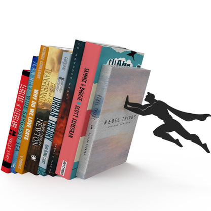 Flying Man Invisible Bookshelf