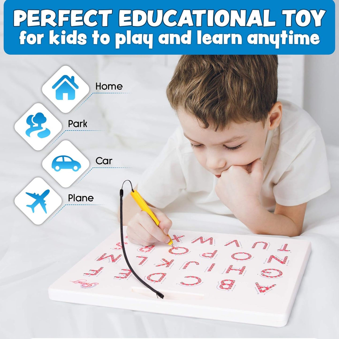 Magnetic Alphabet Tracing Board