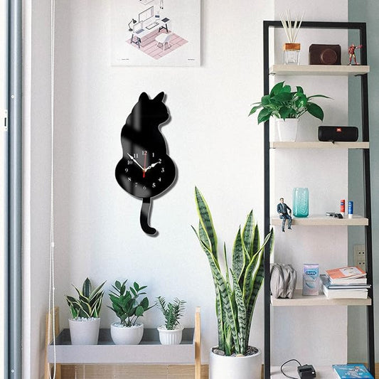 😸Cat Pendulum Wall Clock🕰️