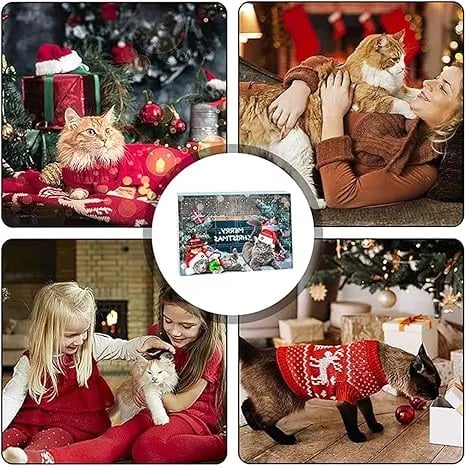 🔥Christmas sale 40% off😺Christmas Ountdown Cat Calendar🎄