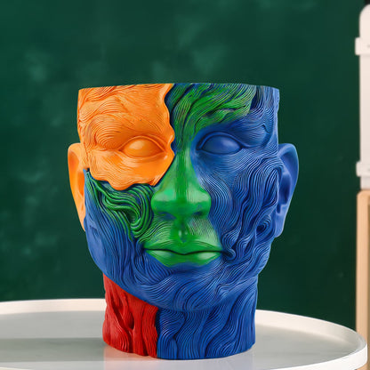 🪴Picasso Fauvism Abstract Human Face Flower Pot