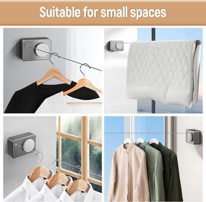Invisible Clothes Retractable Clothesline