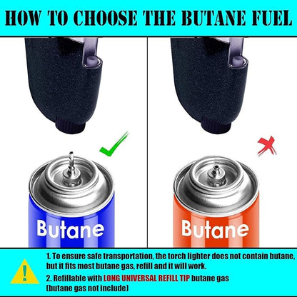 Outdoor Windproof LED Camping Jet Lighter