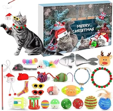 🔥Christmas sale 40% off😺Christmas Ountdown Cat Calendar🎄