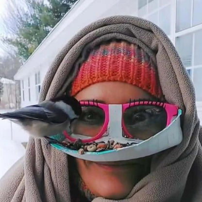 🏆1 New Year Best-Seller 🎉BirdieVision Glasses-Frame Bird Feeder