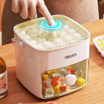 Double-Layer Ice Cube Tray Box