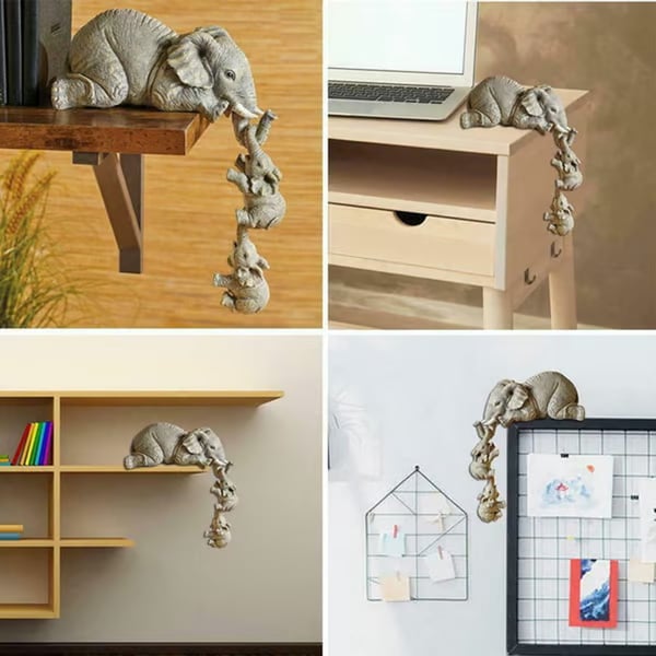 Three-piece Elephant Hanging Statue