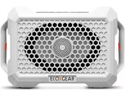 Waterproof portable Bluetooth® speaker with built-in party lights (Whitewater)